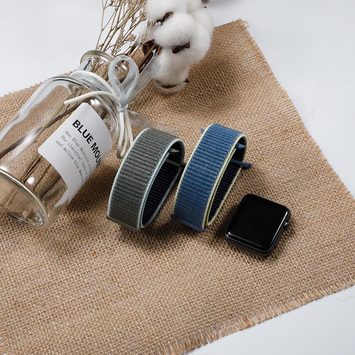 Nylon Sport Loop Watch Band For Apple iWatch Straps 38mm, 40mm, 41mm, 42mm, 44 mm, 45mm, 46mm, 49mm On Sale