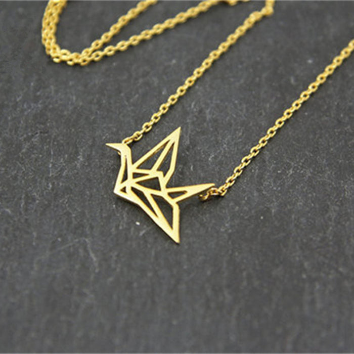 Origami Crane Necklaces - cloverbliss.com