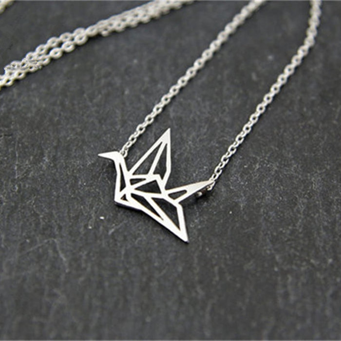 Origami Crane Necklaces - cloverbliss.com