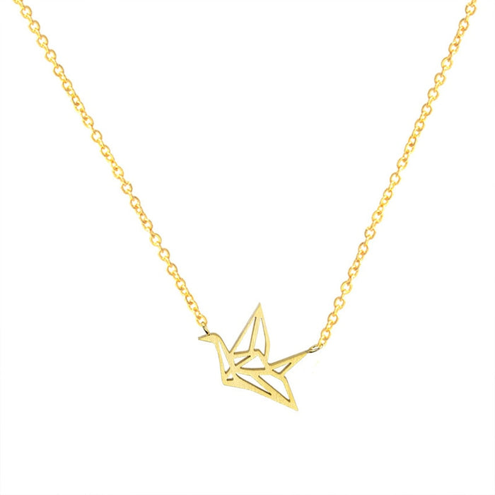 Origami Crane Necklaces - cloverbliss.com