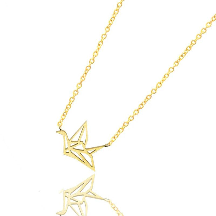 Origami Crane Necklaces - cloverbliss.com