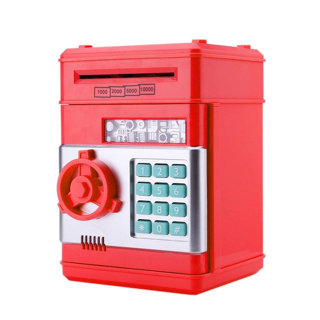 Red Portable Money Box On Sale
