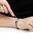 Concentric interlocking Chain And Link Titanium Couple Bracelet On Sale