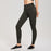 Olive Green 03 Lightweight High Waisted Yoga Pants with Pockets On Sale