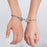 Concentric Lock Key Couple Bracelet