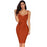 Lady In Love  Crimson Red Bandage Dress On Sale