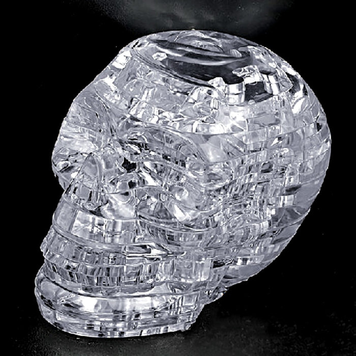 3D Crystal Skull Jigsaw Puzzle - cloverbliss.com