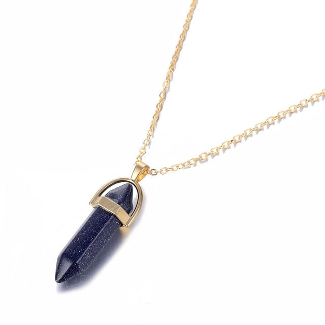 Quartz Bullet Necklaces - cloverbliss.com