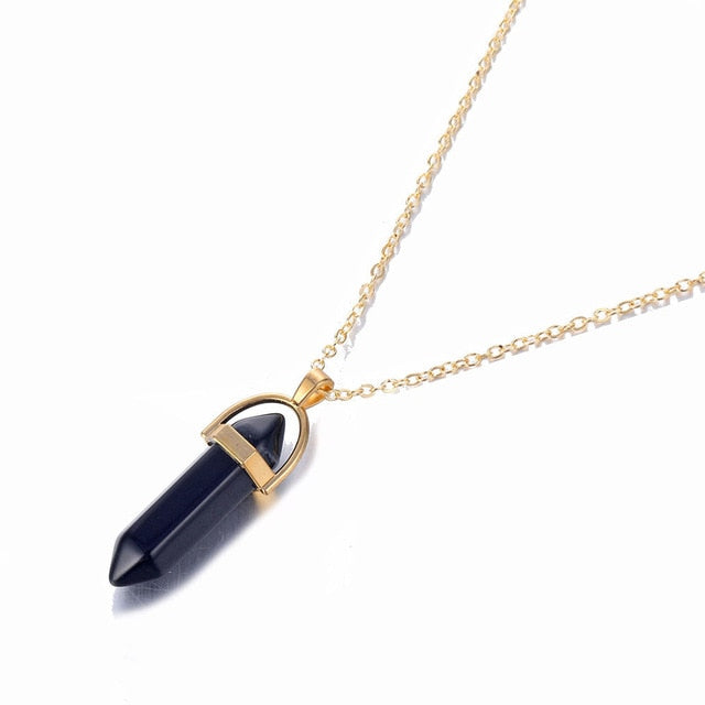 Quartz Bullet Necklaces - cloverbliss.com