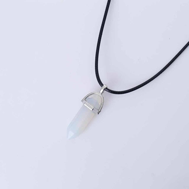 Quartz Bullet Necklaces - cloverbliss.com