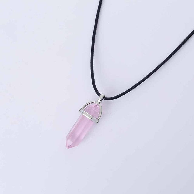 Quartz Bullet Necklaces - cloverbliss.com