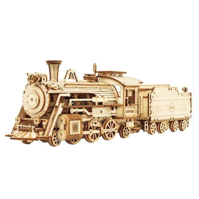 Steam Express Train Puzzle - cloverbliss.com