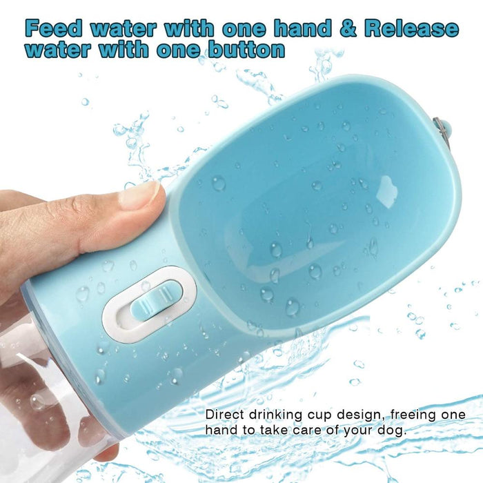 Dog Water Feeder With Food Container - cloverbliss.com