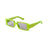 Black Rectangle Sunglasses - cloverbliss.com