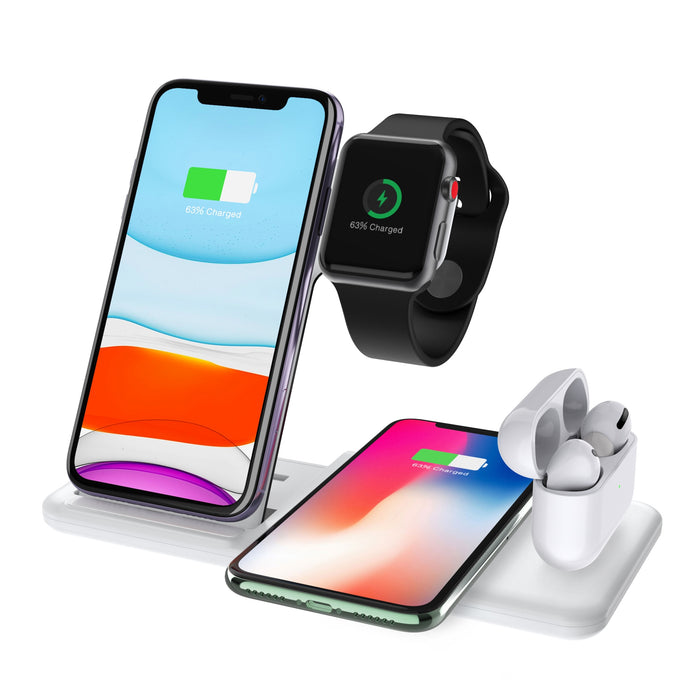 4 in 1 Fast Wireless Charging Dock for iPhone, Apple Watch, and AirPods On Sale 