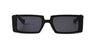 Black Rectangle Sunglasses - cloverbliss.com
