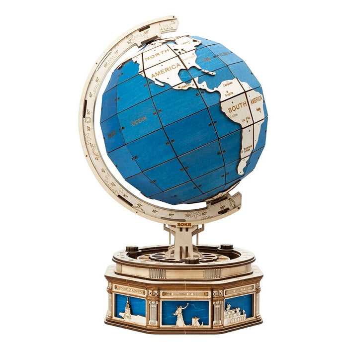 Curious Discovery Globe Wooden Puzzle On Sale