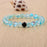 Natural Crystal Stone Charm Couple Bracelets - cloverbliss.com