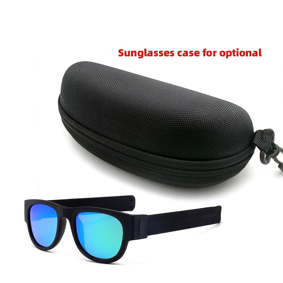 Polarized Mirrored Lens Shapeable Slap-on Sunglasses — Cloverbliss Co ...