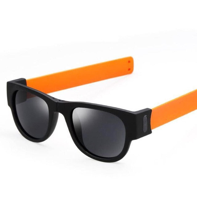 Orange Polarized Shapeable Wristband Sunglasses On Sale