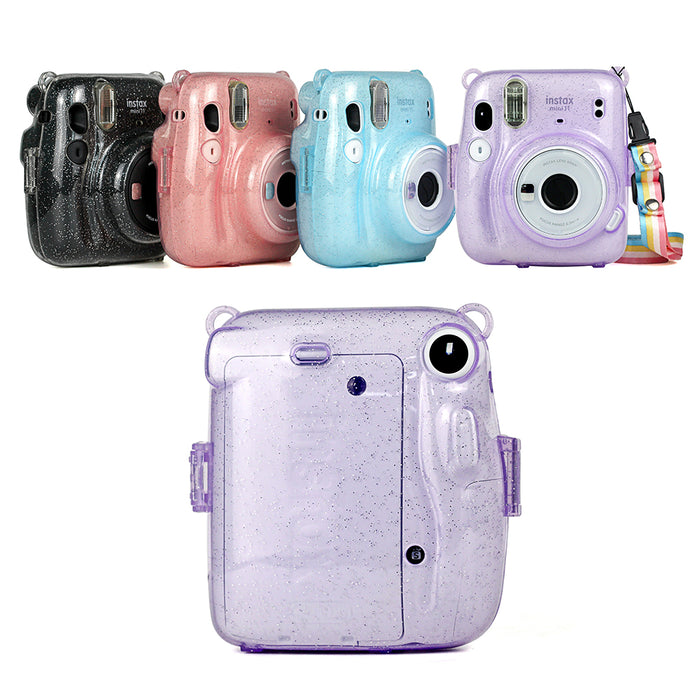 Fujifilm Instax Mini 11  Camera Glitter Case - cloverbliss.com