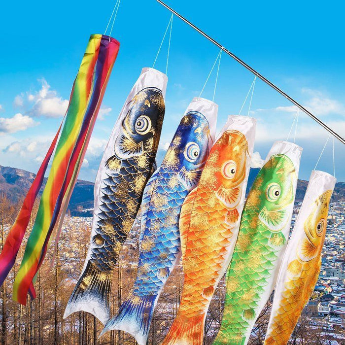 Japanese Koinobori Carp Windsock - cloverbliss.com