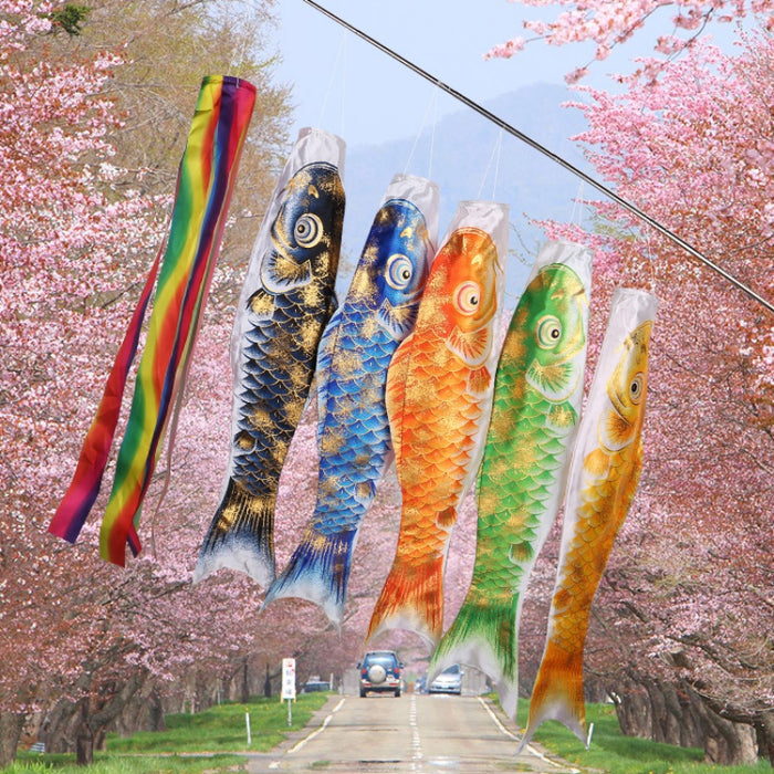 Japanese Koinobori Carp Windsock - cloverbliss.com