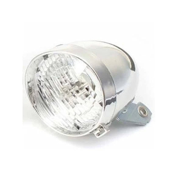 LED Bicycle Retro Headlamp Light - Silver