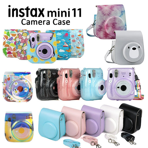 Fujifilm Instax Mini 11 Camera Case with Shoulder Strap - cloverbliss.com