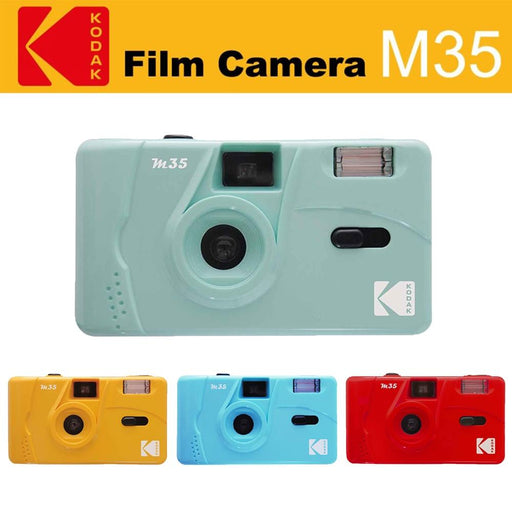SALE KODAK Vintage Retro M35 Reusable Film Camera (Olive Green/ Mint Green/ Marble Grey/ Yellow / Red/ Blue/ Pink/ Purple)