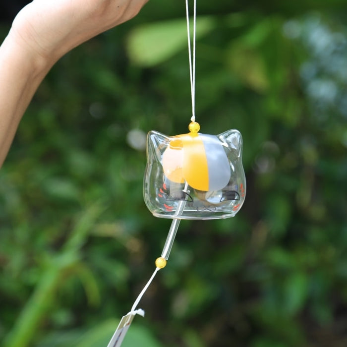 Japanese Cat Glass Wind Chimes