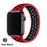 Red Black NIKE Sport Solo Band for Apple Watch Strap 