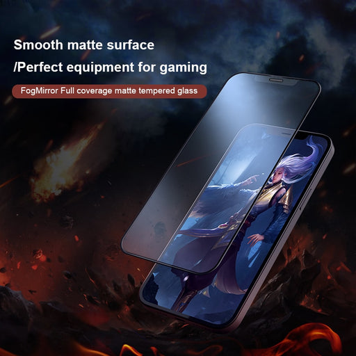 Smooth Matte 9H Tempered Glass Protective Glass For iPhone 12 Series