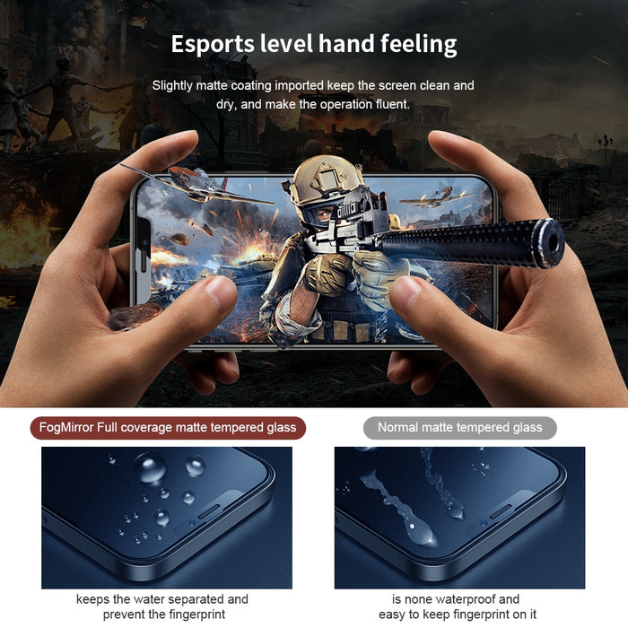 3 PCS Smooth Matte Tempered Glass Protective Glass For iPhone On Sale
