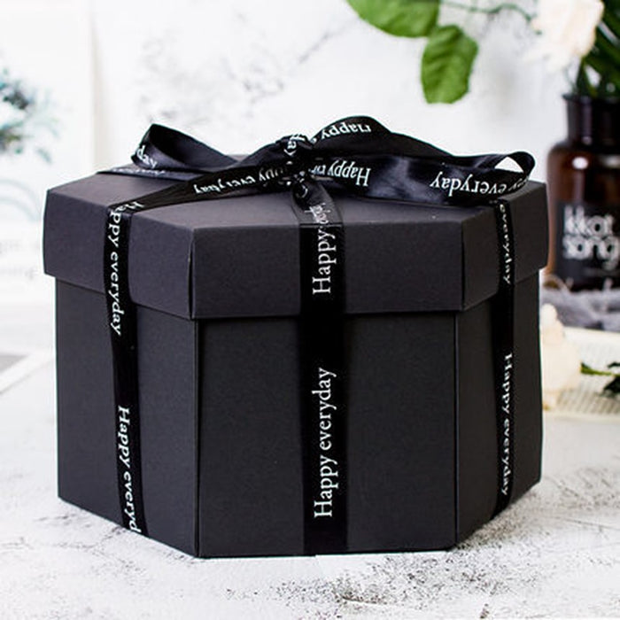 Stylish Surprise Explosion Gift Box In Black On Sale