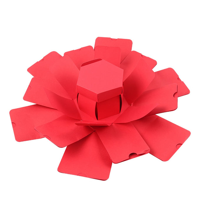 Stylish Surprise Explosion Gift Box In Red On Sale