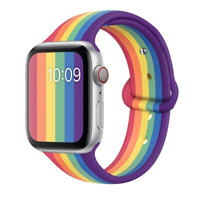 SALE Pride Rainbow Nike Pride Collection Apple Watch Band 38mm/40mm 42mm/44mm