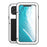 White Aluminum Metal Glass Case for iPhone 12 Pro Max