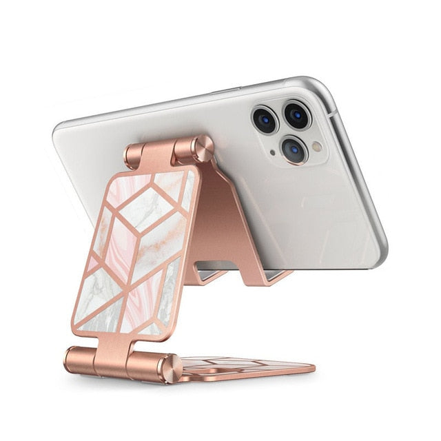 Marble Rose Gold Design Portable Multi-Angle Phone Stand On Sale