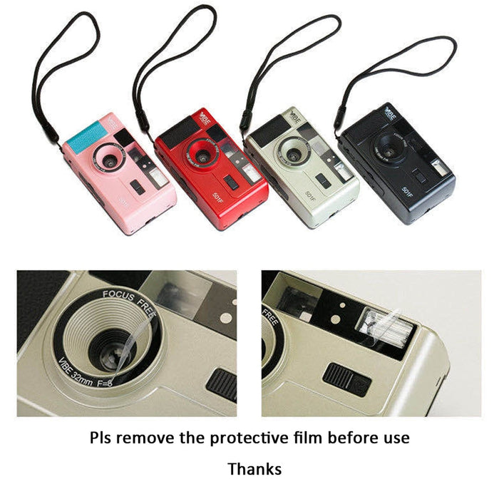 SALE Vibe Photo 501F Vintage 35mm Reusable Film Camera