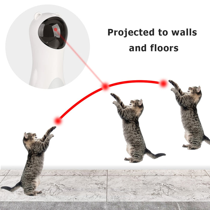 Teaser para gatos LED inteligente de múltiples ángulos