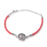 I Love You in 100 Languages Projection Red Silver Bracelet On Sale