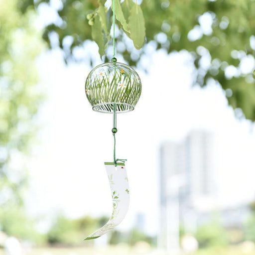 Campanas de viento japonesas de vidrio hechas a mano