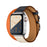 Indigo Craie Orange Double Tour Leather Wrap Watch Bracelet For Apple iWatch On Sale