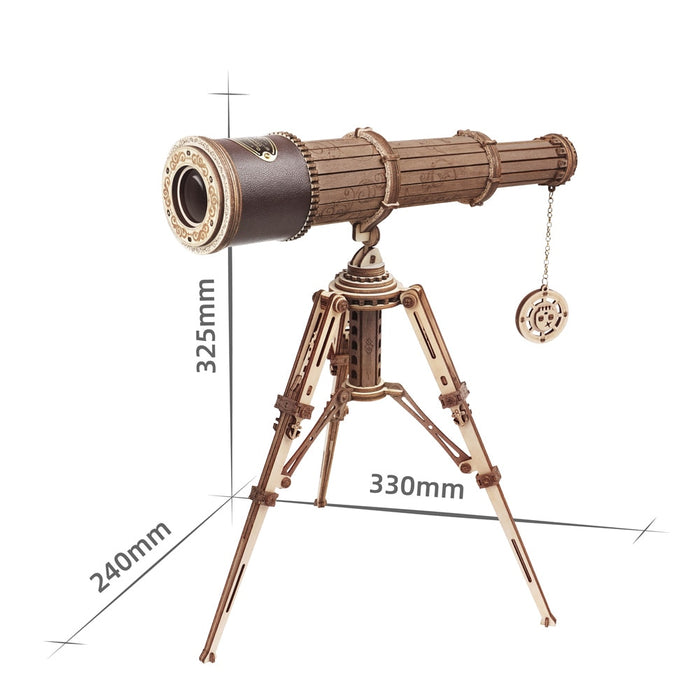 Modelo de rompecabezas de madera del telescopio 