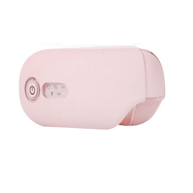 Pink Smart Eye Massager with Heat Compression Bluetooth Music On Sale