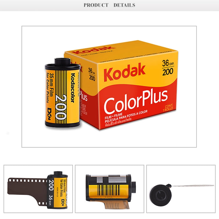 KODAK ColorPlus 200 Speed 35mm 36 Exposure Films For M35 / M38 Camera 