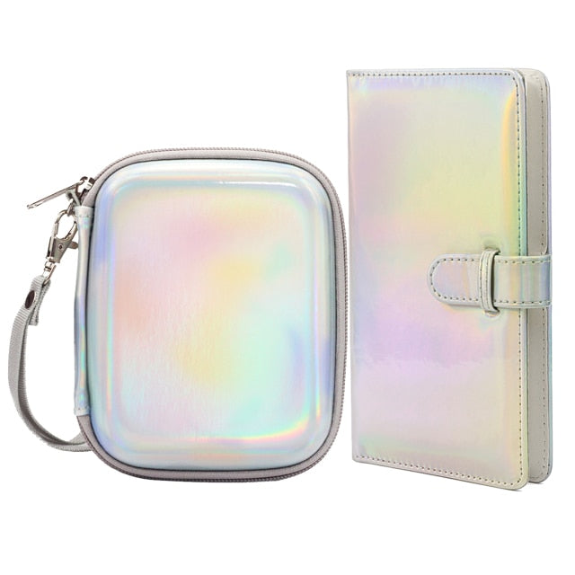 SALE For Fujifilm Instax Mini Link Printer EVA Silver Carrying Shockproof Case and Photo Album Gift Set