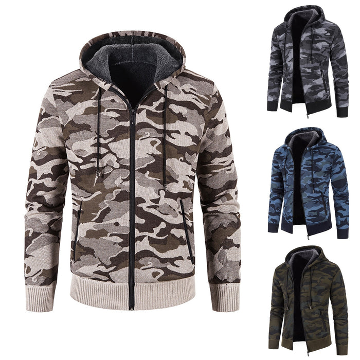 Camouflage Warm Fleece Men Jackets On Sale