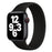 Black Solo Loop Silicone Watch Band For Apple Watch On Sale